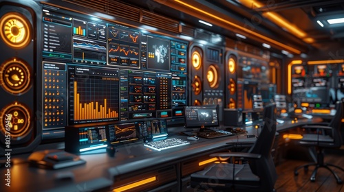 A command center for monitoring and trading in multiple markets, high-tech and comprehensive