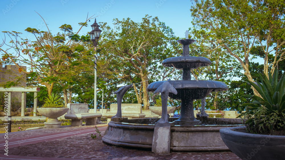 Walking around a small town in an island. Banton, Romblon, Philippines