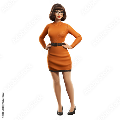 velma scooby doo transparent background photo