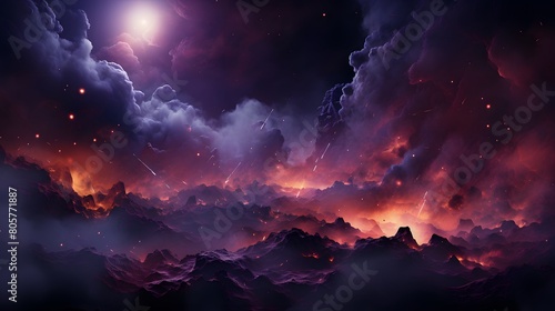 purple galaxy wallpaper