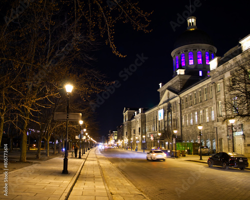 Montreal old port downtown street