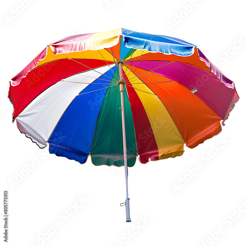 Beach umbrella  for a spring theme or beach holiday