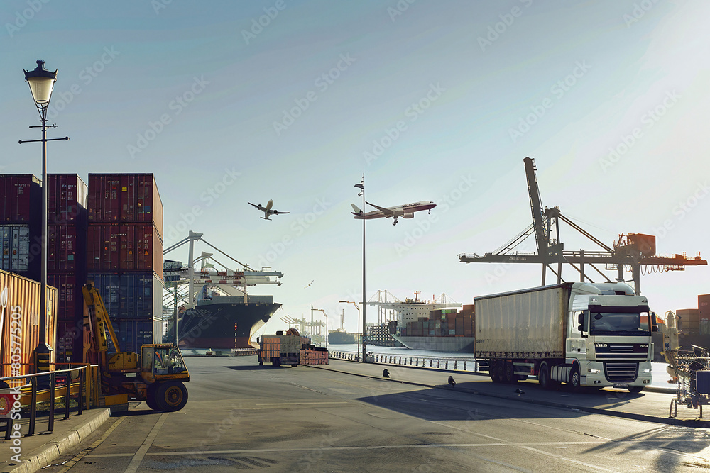 logistics and global trade, Logistics, cargo, supply chain	