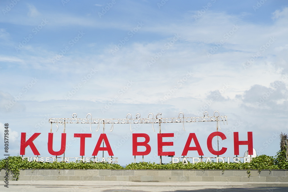 Naklejka premium 발리 꾸따 해변, Kuta