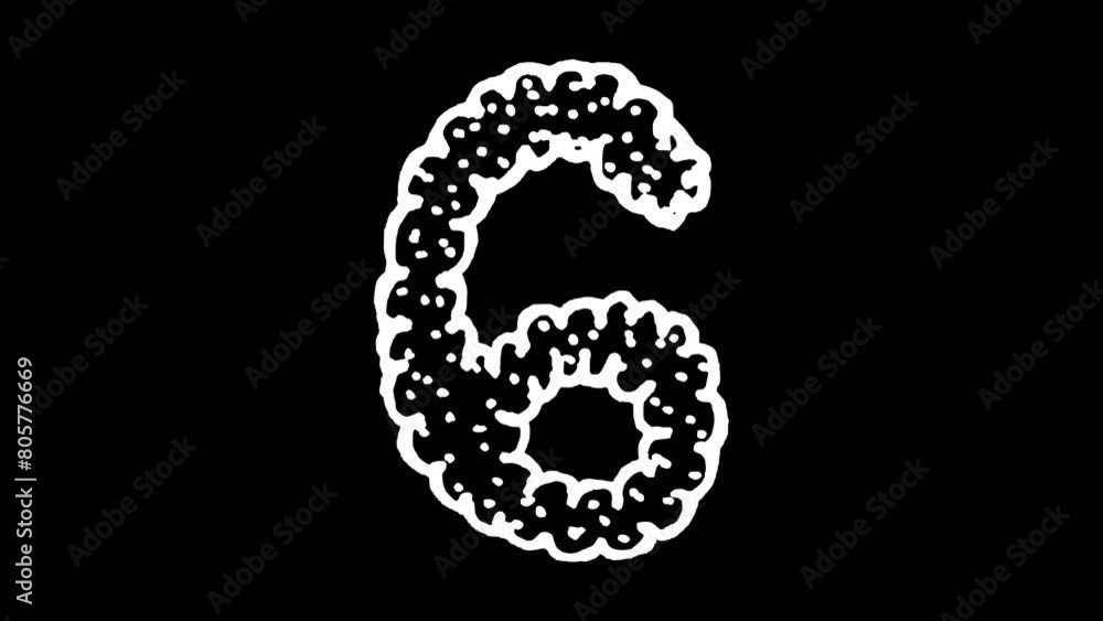 White wiggly hand drawn top 10 countdown doodle animation White wiggly hand drawn top 10 countdown doodle animation