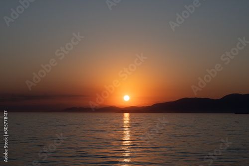 sunset over the sea © debjit