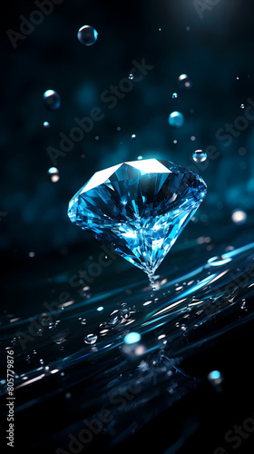 shiny blue diamond © Derby