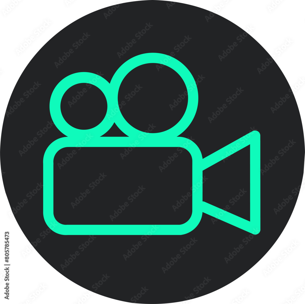 camera icon isolated bright black background,videographer symbol concept.vector illustration camera icon isolated bright black background,videographer symbol concept.vector illustration