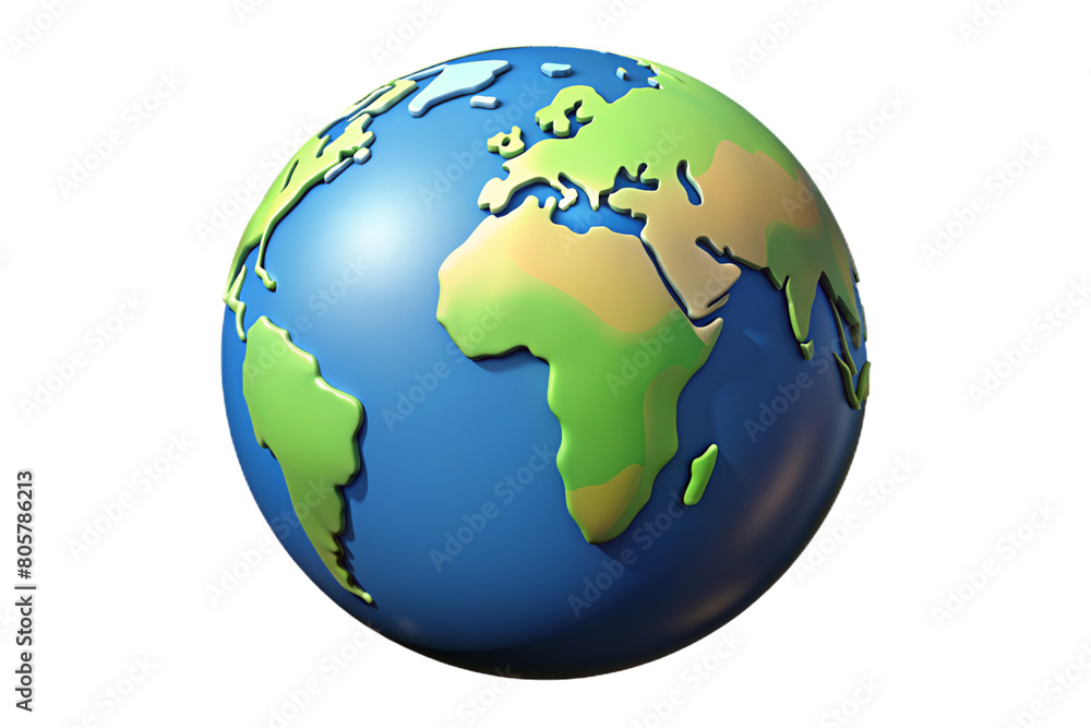 Earth or Globe 3D Icon