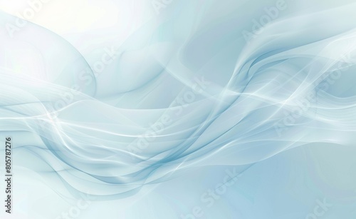 Soft and delicate light blue background with subtle curves, evoking a sense of tranquility and calmness