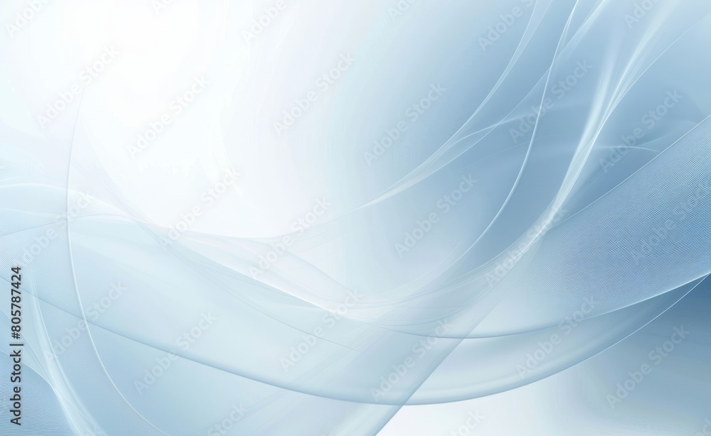 Soft and delicate light blue background with subtle curves, evoking a sense of tranquility and calmness Soft and delicate light blue background with subtle curves, evoking a sense of tranquility and calmness