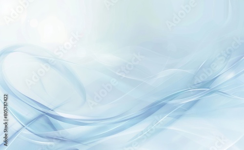 Soft and delicate light blue background with subtle curves, evoking a sense of tranquility and calmness