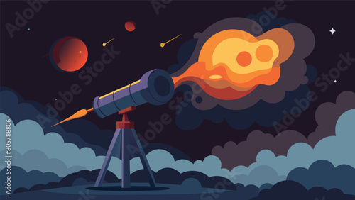The future shown by the Terror Telescope was one of eternal darkness as the sun was blocked out by a thick neverending cloud of pollution and smog..
