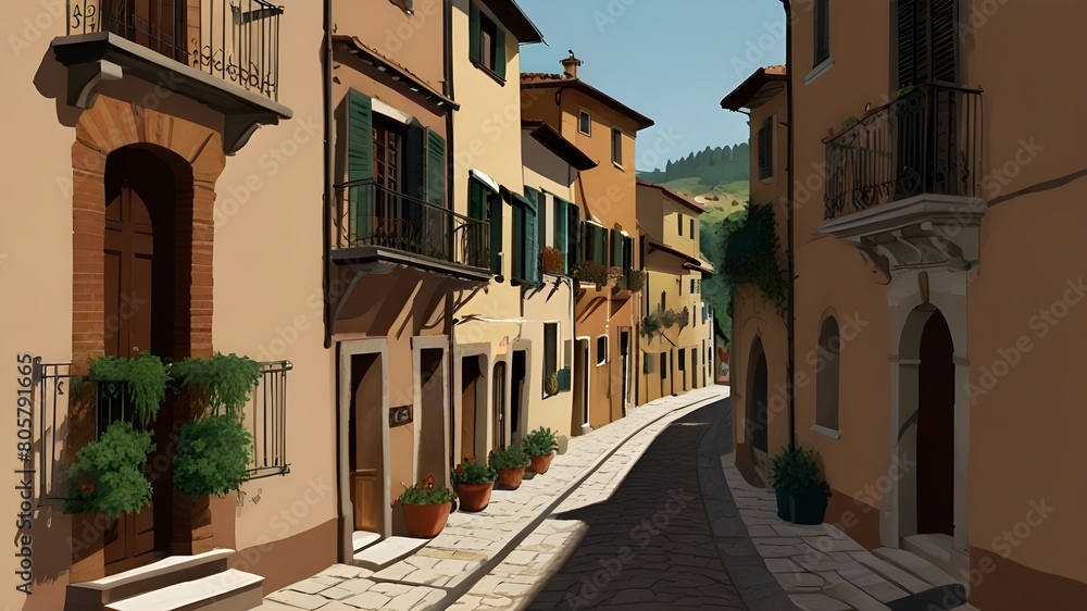 Obraz premium summer in Tuscany