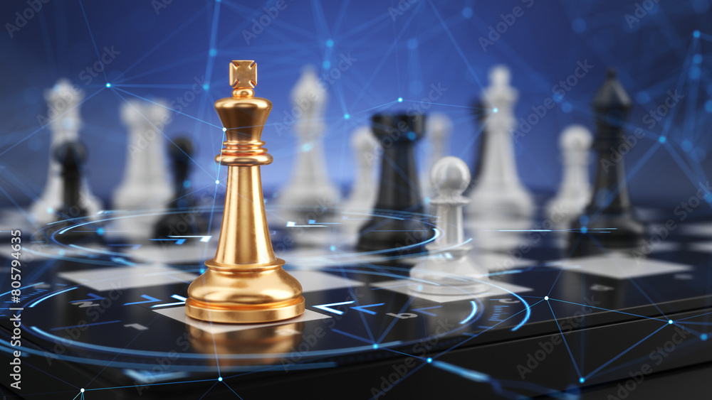 Сhess board game - strategy business concept Сhess board game - strategy business concept