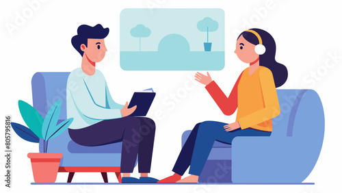 In a counseling session a the and client practice mindful listening to deepen their understanding of each others experiences..