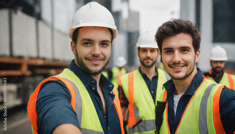 dockworkers takes selfies dockworkers takes selfies