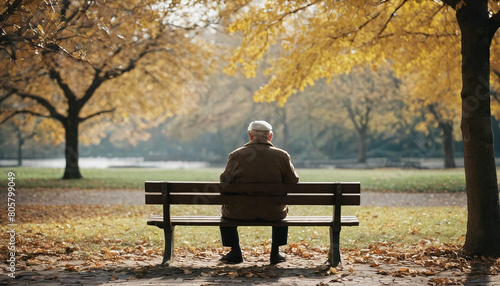 Senior man relaxing