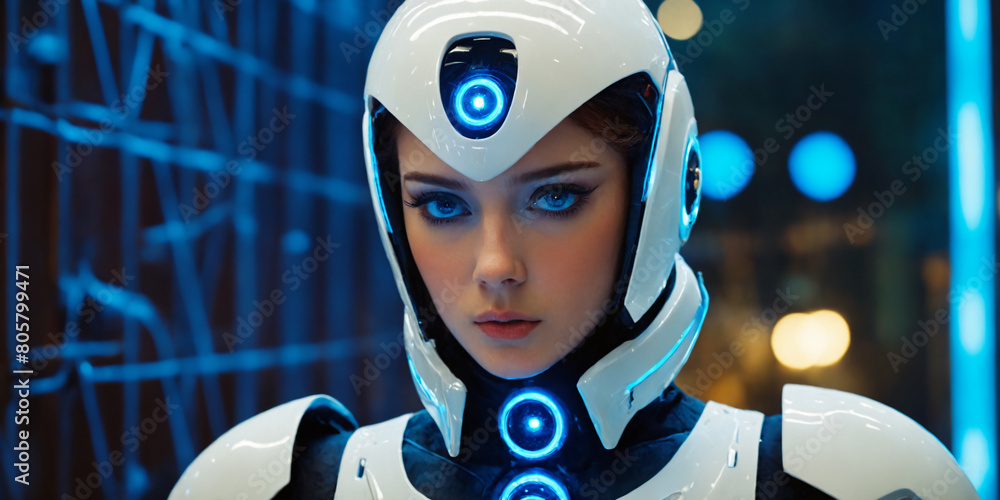 female cyborg astronaut female cyborg astronaut