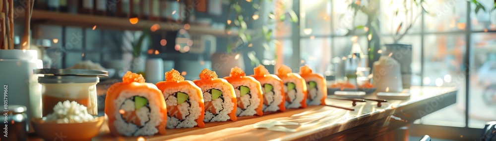 delectable textures of Rice Noodle Rolls in a digital artwork delectable textures of Rice Noodle Rolls in a digital artwork