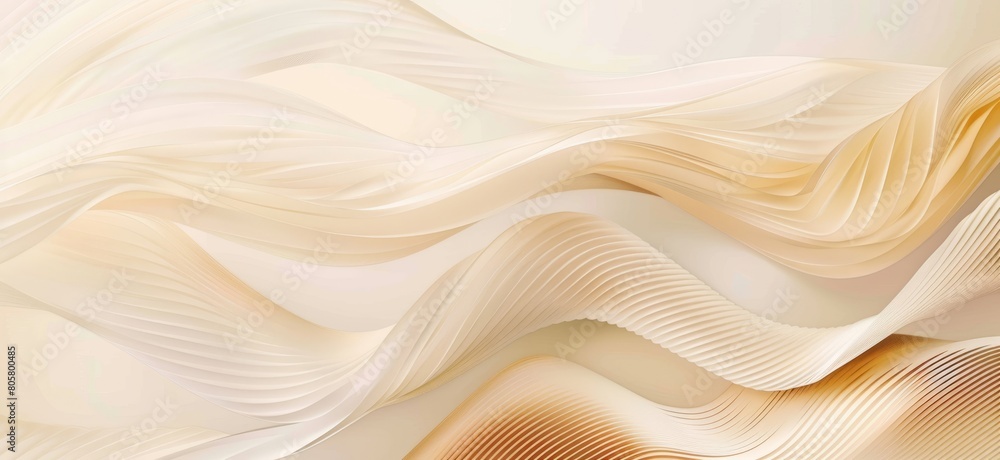 Obraz premium The light color background is composed of lines, creating an abstract and elegant atmosphere