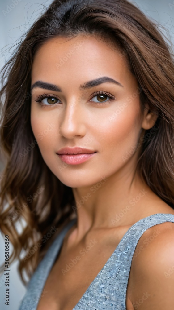 portrait of a beautiful woman with long hair portrait of a beautiful woman with long hair