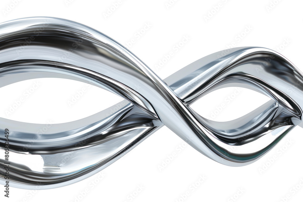 Abstract Chrome Metal Wave Background Abstract Chrome Metal Wave Background