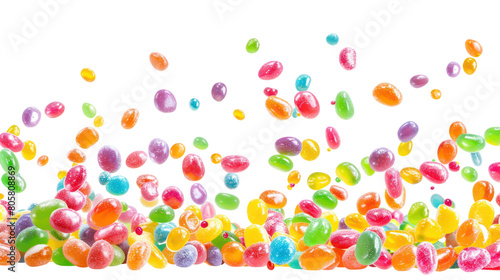 Mixed collection of colorful candy