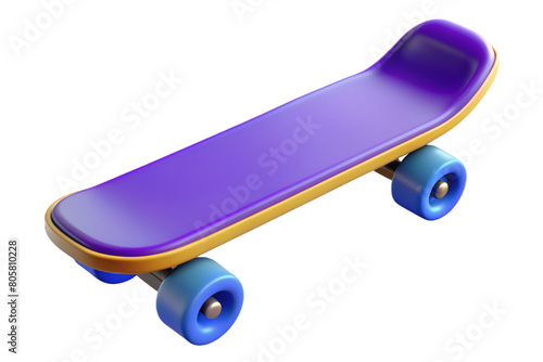 Skateboard 3D Icon