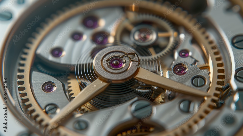  gears and dials in motion, showcasing its mechanical workings