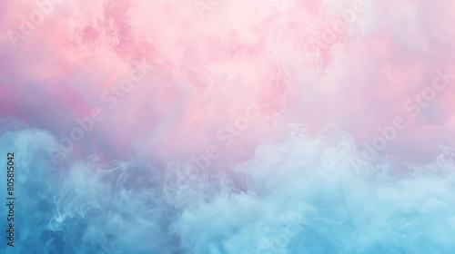 Pastel Dream  Powder Blue and Baby Pink Gradient Blur