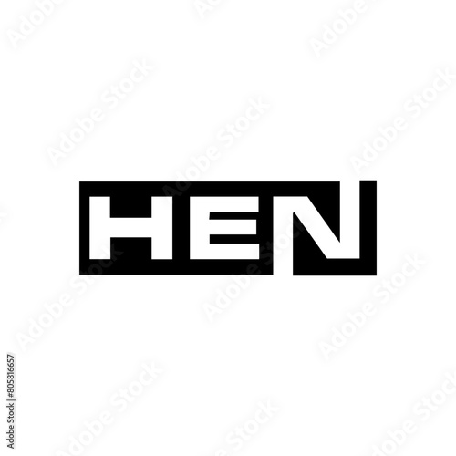 HEN set ,HEN logo. H E N design. White HEN letter. HEN, H E N letter logo design. Initial letter HEN letter logo set, linked circle uppercase monogram logo. H E N letter logo vector design. 