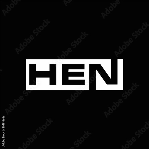 HEN set ,HEN logo. H E N design. White HEN letter. HEN, H E N letter logo design. Initial letter HEN letter logo set, linked circle uppercase monogram logo. H E N letter logo vector design. 
