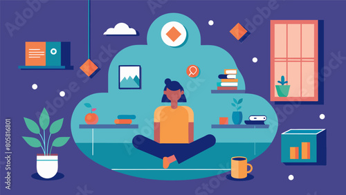 Setting up designated zones for different activities such as a meditation corner or a designated workspace to promote a sense of balance and purpose.