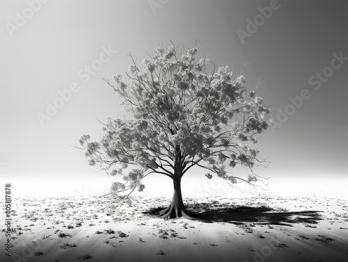 alleinstehender Baum