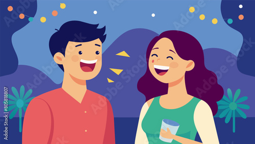 Nearby a young couple was laughing as they retold a rumor about a famous celebrity couple getting a divorce. Little did they know it was just a silly.