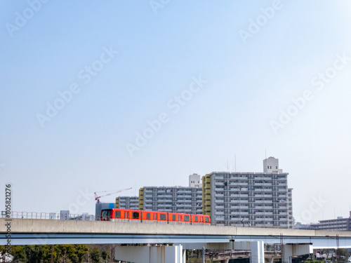 大阪南港の市街地風景
