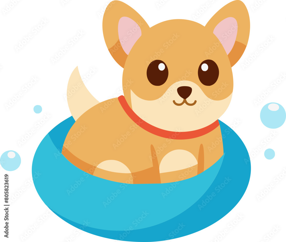 Naklejka premium baby dog