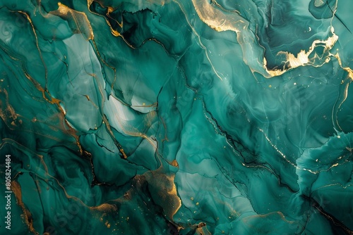 Create an artwork inspired by the rich hue of Emerald Green © AlexCaelus