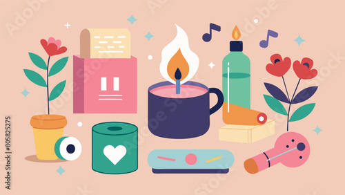 Create a DIY selfcare kit for your crafty friend with some unique art supplies a handmade candle and a playlist filled with crafting tunes to get her.