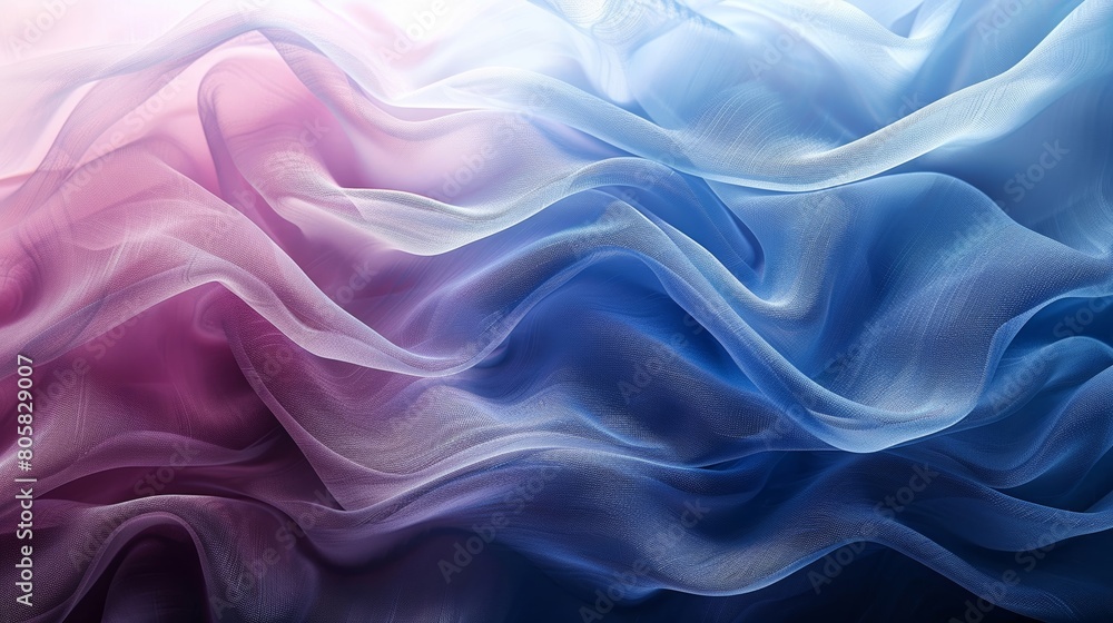 Obraz premium Modern style showcasing a range of blue hues