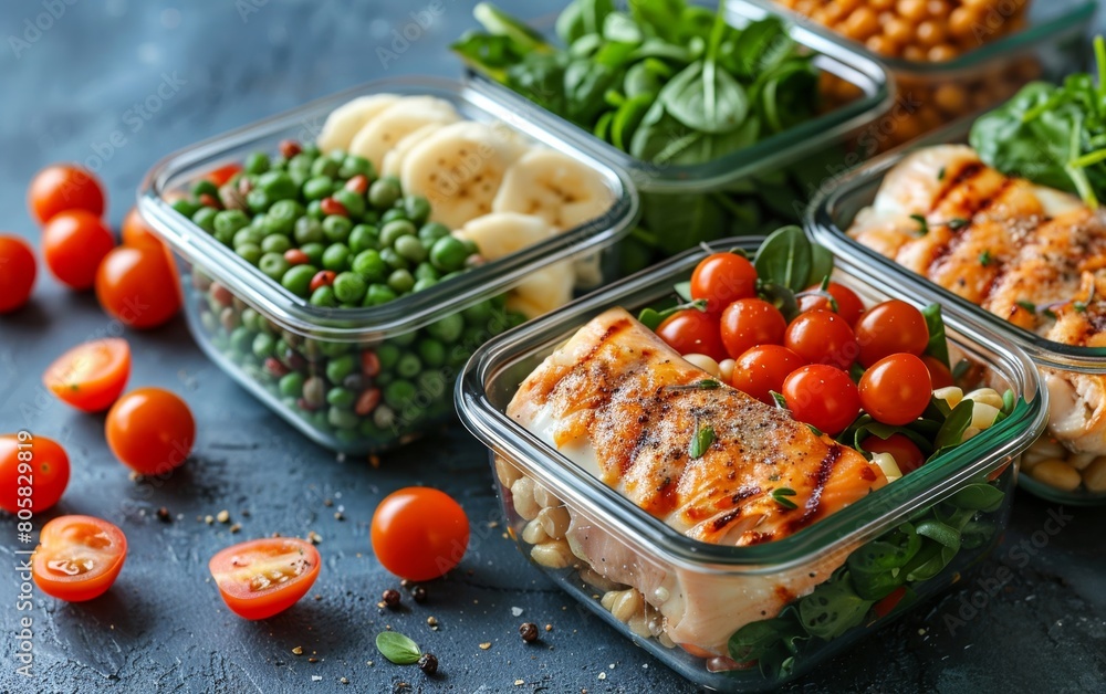 Nutritious meal prep tailored for athletic performance