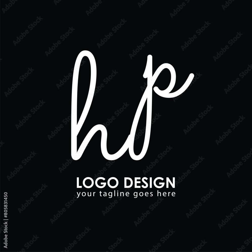 HP HP Logo Design, Creative Minimal Letter HP HP Monogram HP HP Logo Design, Creative Minimal Letter HP HP Monogram