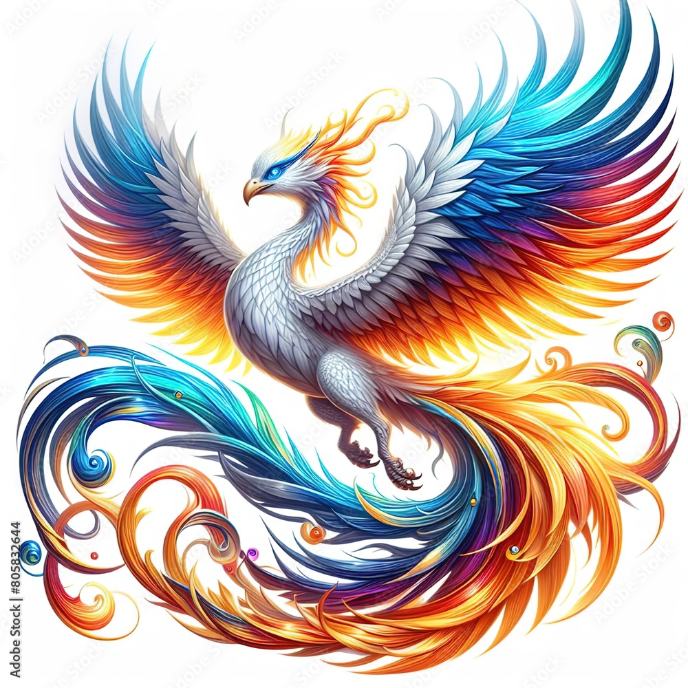 Obraz premium Fire phoenix