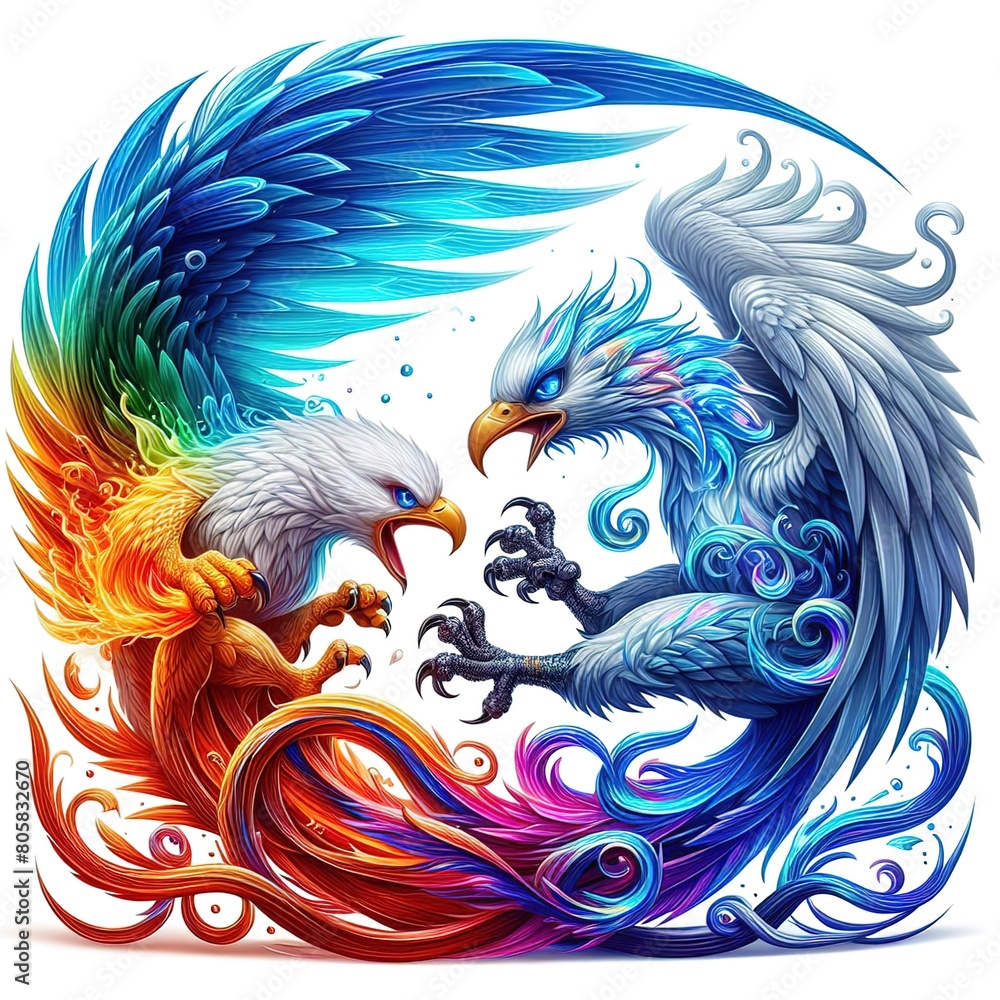 Obraz premium Fire phoenix