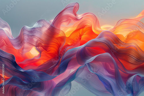An immersive image featuring a striking abstract background photo