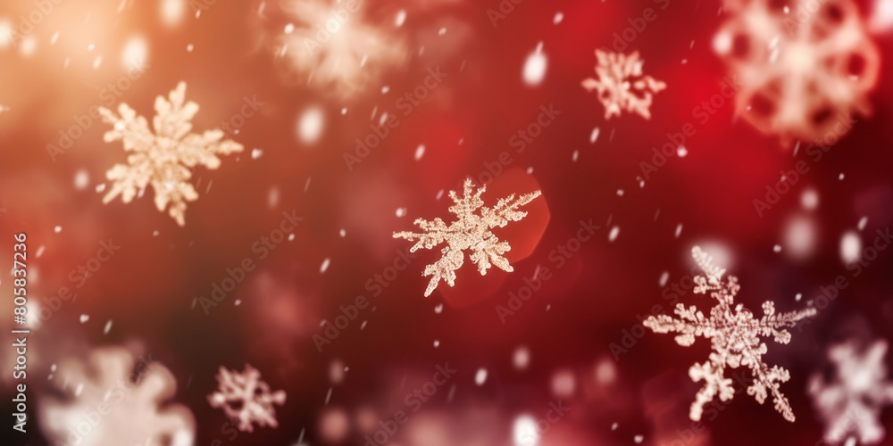 Winter background with falling snowflakes of snow with blur effect Winter background with falling snowflakes of snow with blur effect
