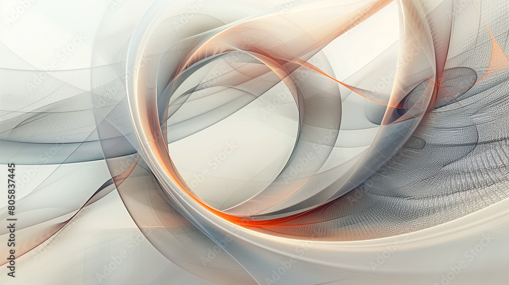 Fototapeta premium abstract background with circles