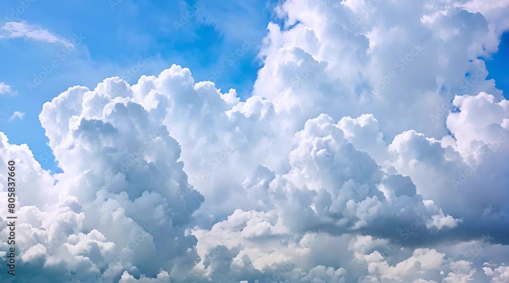 A Visual Poem: Timelapse of Cumulus Clouds Unfurling Their Beauty in the Summer Sky A Visual Poem: Timelapse of Cumulus Clouds Unfurling Their Beauty in the Summer Sky