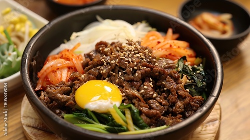 A delicious Bulgogi Korean food . Generative Ai